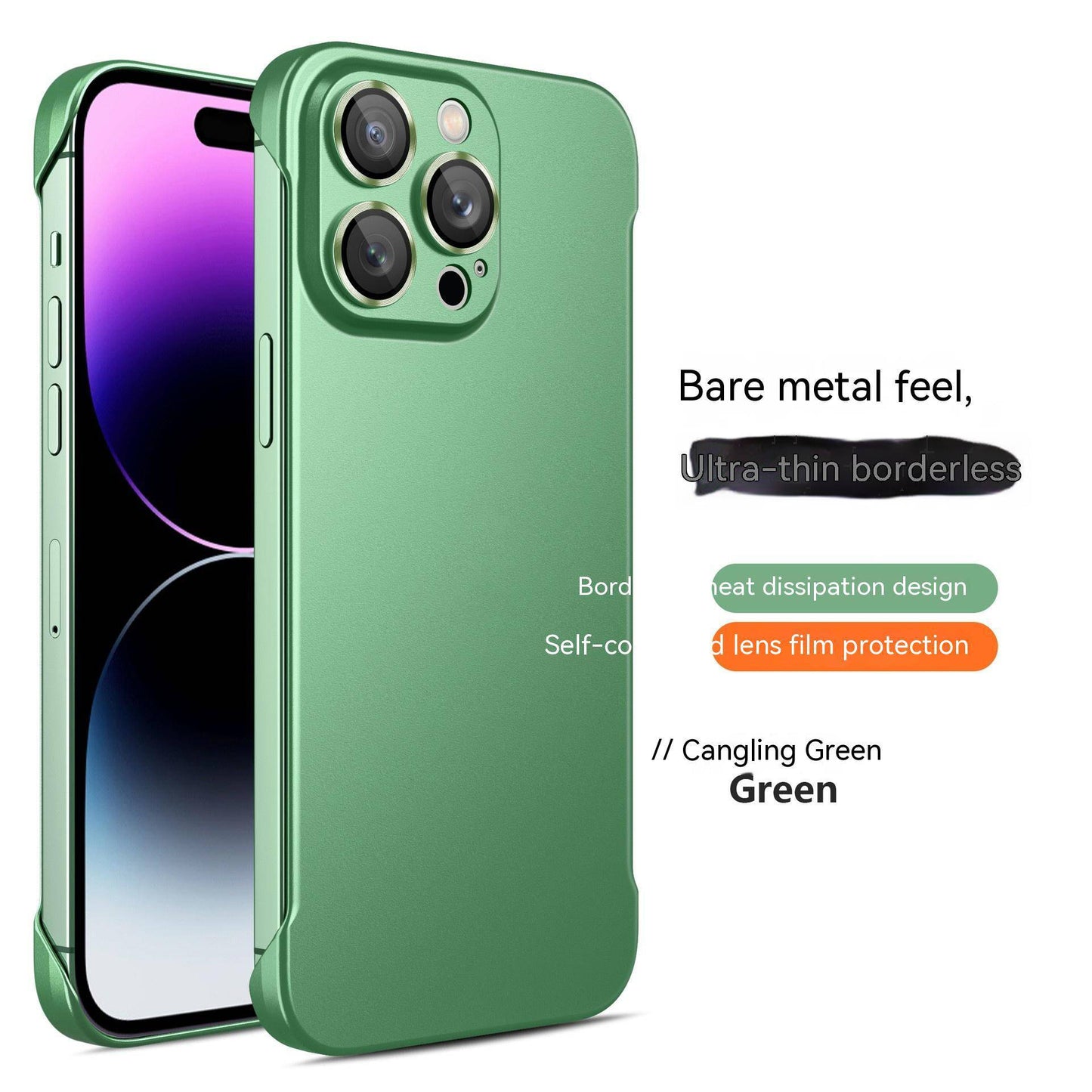 BORDERLESS MATTE PHONE CASE